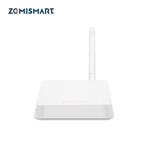 Venta al por mayor Zemismart Zigbee Hub con soporte de antena HomeKit Home App Linkage Tuya Zigbee Dispositivos Siri Homepod Bridge Gateway