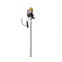 Pompe à tambour électrique avec baril d'huile chimique, 12v, 55 gallons