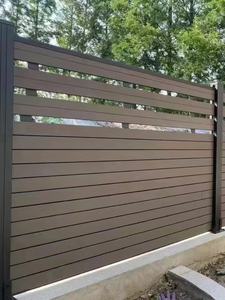 Root Factory Custom WPC Fence Post Panel Set Esgrima respetuosa con el medio ambiente para áreas residenciales al aire libre junto a la piscina <span class=keywords><strong>Marina</strong></span> - Product Image 5