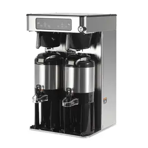 Dijital kontroller ile çok fonksiyonlu ticari elektrikli kafeterya damıtma Cafe kahve makineleri filtre seti damla kahve makineleri