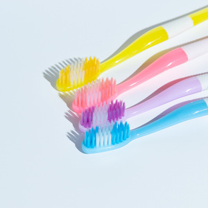 Soft Bristle Toothbrushes 8 Pack Adult Manual High Quality Macaron Theme - Product Image 1