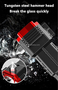 Produit d'usine OEM torche solaire lumineuse lampe <span class=keywords><strong>de</strong></span> poche d'urgence pour voiture coupe-ceinture <span class=keywords><strong>de</strong></span> sécurité brise-vitre - Product Image 4