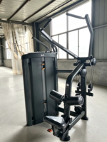Máquina de remo sentado profesional para gimnasio, equipo de entrenamiento comercial con selección de carga por pin
