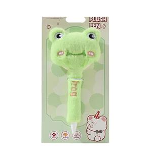 Bolígrafos de Plástico de Peluche al por Mayor, Diseño de Panda, Lindos Bolígrafos de Presión, Negros, Creativos, Útiles Escolares, Papelería - Product Image 1