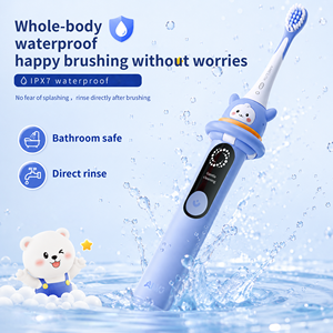<span class=keywords><strong>Brosse</strong></span> à dents électrique pour enfants OEM ODM, poils doux, batterie rechargeable - Product Image 1