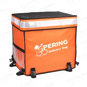 500D 600D 1680D Oxford Tarpaulin Aluminum Side Waterproof Insulated Courier Parcel Large Storage Food Delivery Bag