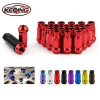 20 pièces Écrous de roue M12x1.25 à extrémité ouverte pour voitures, écrous antivol à sertir, rallonges de moyeu de roue de course, écrous de tuning