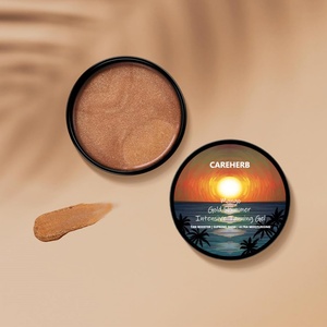 Crema Aceleradora del Bronceado para Exteriores de Marca Privada Mango Gold Shimmer Gel Intensivo para Bronceado - Product Image 1