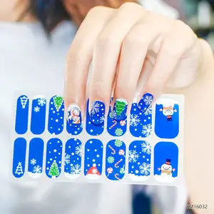 30 Strips Korean Women Beauty Accessories Ohora Semi Cured Gel Nail Extension Leopard Print Designer Nail Transfer Foil Stickers