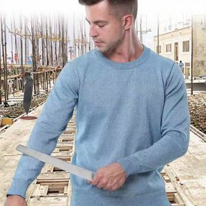 Vêtements de travail et de loisirs confortables de haute qualité en gros, directement de l'usine, personnalisables, T-shirt de sécurité résistant aux coupures en cuir et nylon - Product Image 6