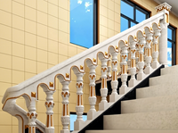 Moulures et garde-corps d'escalier en plastique ABS moulé par injection, marque OEM, produit domestique durable pour la décoration extérieure