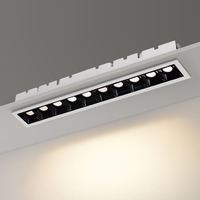 Lampe de grille LED SMD en aluminium anti-éblouissement moderne, de haute qualité et économique, 10W/20W/30W, avec fonction de gradation