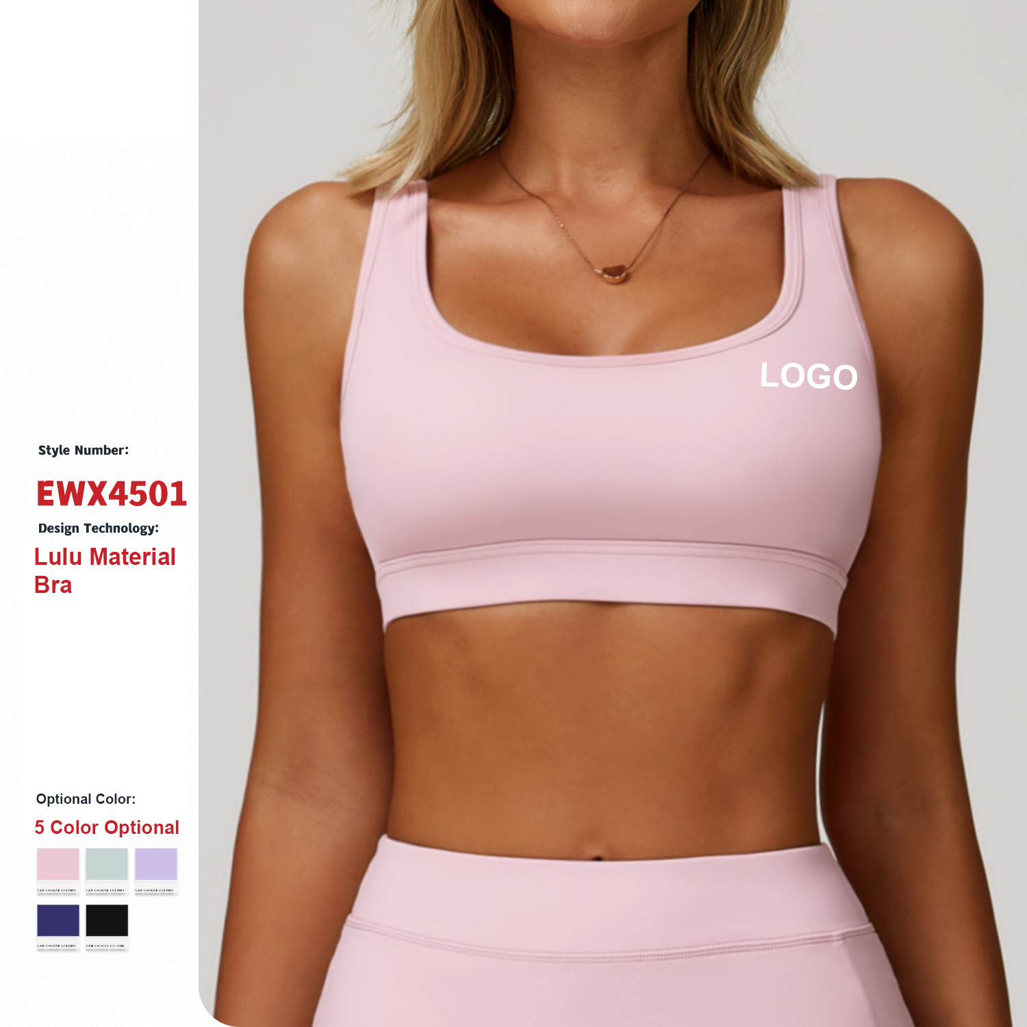 Custom High Quality Nude Feeling Yoga Bra Quick-Drying Tight Back Running Shockproof Yoga Underwear Women Sports Fitness Bra