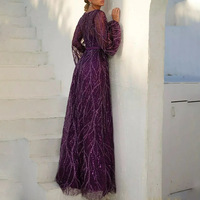 Robe de soirée élégante pour femmes avec imprimé floral long robe de banquet de belle fille avec décoration en dentelle nouveau tempérament