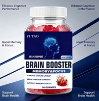 Gummies Cérébrales Naturelles OEM/ODM pour la Concentration et l'Apprentissage, Supplément Nootropique à Base de Plantes, Performance Mentale pour Étudiants et Personnes Âgées