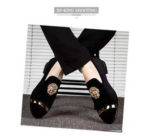 Brogue-mocasines de cuero con borlas para <span class=keywords><strong>hombre</strong></span>, zapatos masculinos de suela dura, de cuero, a la moda, talla grande 48, hechos en China - Product Image 6