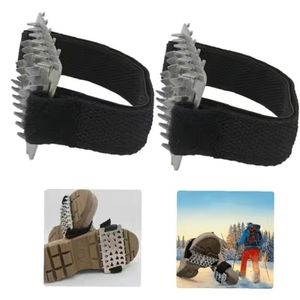 Aotu Camp <b>Crampons</b> 26 Tooth Steel Anti Slip Snow Cleats For Hiking Mountaineering - Product Image 4