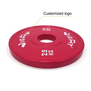 Vigfit Hot Bán Trọng Lượng Nâng Trọng Lượng Tấm Thiết Lập Màu Môi Trường Cao Su Cho Cử Tạ, Powerlifting Hoặc Thể Dục Dụng Cụ - Product Image 3