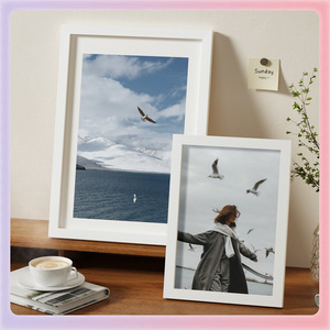 Picture <strong>Frame</strong> A3/A4 Sizes 4x6" to 8x10" Wooden Picture Photo <strong>Frame</strong> <strong>Large</strong> Handmade for DIY Wall-Mounted Modern Design - Product Image 5