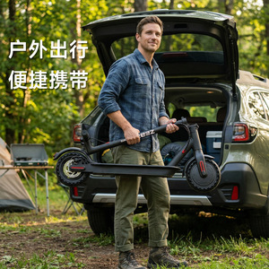 Trottinette électrique Zebra Sports avec pneus nid d'abeille de 8,5 pouces, pliable, pour les trajets urbains, avec contrôle par application - Product Image 2