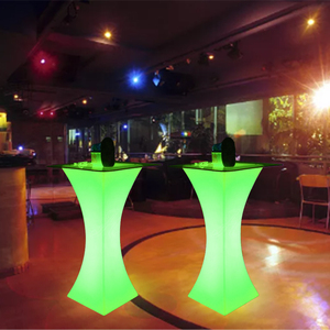 Juego de mesa y taburete con luz LED para <span class=keywords><strong>Bar</strong></span>, mesa de comedor alta para fiestas, piscina, entretenimiento, Material plástico para el hogar, <span class=keywords><strong>Bar</strong></span>, sala de estar - Product Image 4