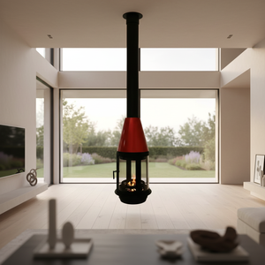 เตาผิงไฟฟ้าแบบแขวนผนัง CH Special Shape Mental Suspended Bio <span class=keywords><strong>Alcohol</strong></span> Fire Cabinet Floating Shelf - Product Image 4