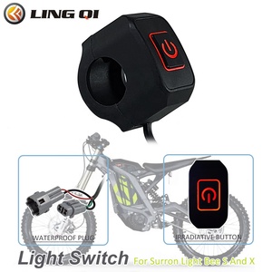Interruttore Luminoso Impermeabile IP65 LINGQI RACING Compatibile con Light Bee S X. Interruttore LED per Moto <span class=keywords><strong>Elettrica</strong></span> Fuoristrada, Pulsante On/Off per Sur Ron - Product Image 2