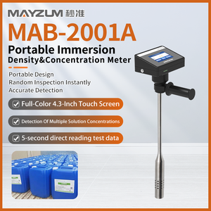 MAB-2001A Micro-mètre électronique portable pour la concentration en hydroxyde de sodium, testeur portable de <span class=keywords><strong>soude</strong></span> caustique liquide - Product Image 5