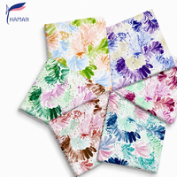 Tissu Popeline Uni 100% Coton Imprimé Numérique à Motif Floral Tissé Personnalisable à Faible MOQ pour Robes d'Été et Vêtements pour Garçons
