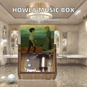 Tùy Chỉnh Howl Của Di Chuyển Lâu Đài DIY Âm Nhạc Hộp Âm Nhạc Chủ Đề Bài Hát Merry-Go-Round Cho Giáng Sinh Năm Mới Độc Đáo 56-Key Cuộc Sống Quà Tặng - Product Image 3