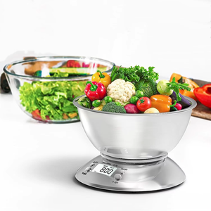 เครื่องชั่งอาหารดิจิตอลอัจฉริยะ สแตนเลส พร้อมจอ LCD แสดงผลละเอียดถึง 1 กรัม ใช้พลังงานจากแบตเตอรี่ สำหรับชั่งน้ำหนักอาหาร รุ่น OE - Product Image 6