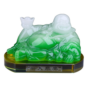 Ornement décoratif pour voiture Lassford Maitreya Buddha, parfum pour voiture, accessoire en résine pour tableau de bord, décoration intérieure de voiture - Product Image 1