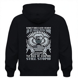 Sweat-shirt à capuche en molleton 100% coton, tendance et confortable pour l'hiver, style urbain et décontracté - Product Image 1