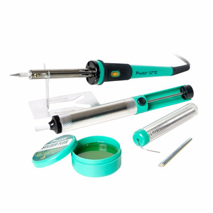 Kit de soudage Pro-Tech 40W, ensemble de six pièces avec flux de colophane et pompe à dessouder PK-916G - Product Image 4