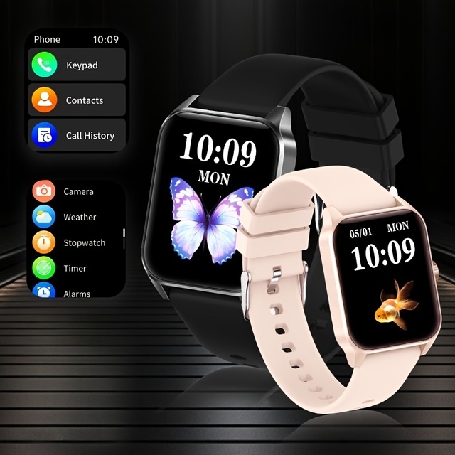 Waterproof Smart Sports Watch with  Display 3D Dynamic Watch Face Heart Rate Blood Pressure Sleep Monitoring Smart Bracelet