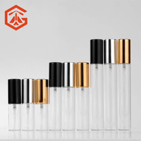 Vente en gros de flacons vaporisateurs en verre de 3ml, 5ml, 10ml pour échantillons de parfum, cosmétiques, huiles essentielles et brumes parfumées, avec sérigraphie et bâtonnets diffuseurs