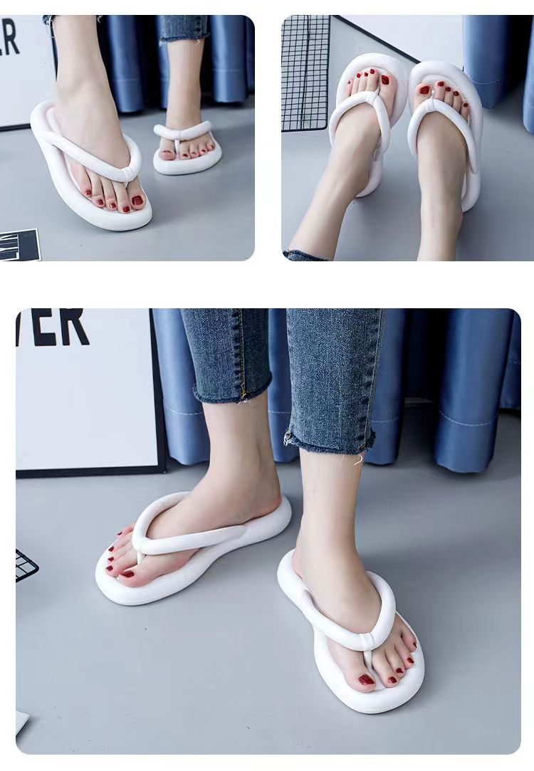 Custom Couple Slippers Flipflops Summer Platform Flip Flops Casual Flat Slides Shoes