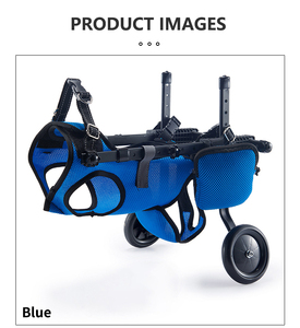 Carrito de Aluminio Ajustable y Ecológico para Mascotas, Silla de Ruedas para Perros y Gatos Mayores, Plegable y Resistente para el Entrenamiento y el Comportamiento de Mascotas - Product Image 6
