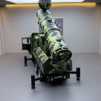 Véhicule miniature de camion lanceur de missiles camouflage 1:32 en gros, jouet lanceur de fusées Peace Guard, voiture télécommandée pour enfants