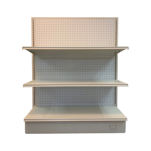 Fabricante Chino <span class=keywords><strong>de</strong></span> Góndolas Metálicas <span class=keywords><strong>de</strong></span> Doble Cara para Tiendas y <span class=keywords><strong>Supermercados</strong></span>, con Tamaño y Color Personalizados - Product Image 4