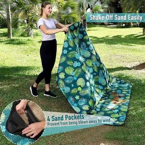 Couverture de plage pliable portable et durable pour les activités de plein air et la randonnée - Product Image 5