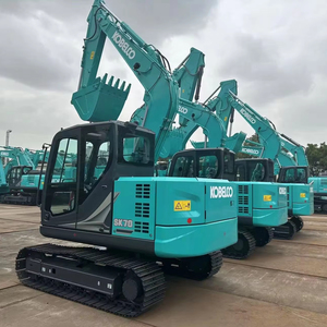 Mini-excavatrice Kobelco SK70 de 7 tonnes, faible nombre d'heures de fonctionnement, occasion, avec moteur, pompe et roulement certifiés, à vendre - Product Image 4