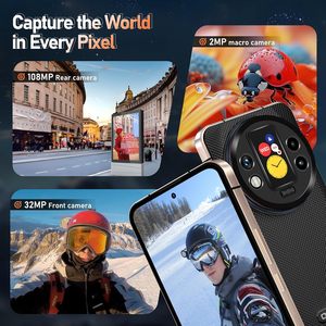 Oukitel Wp200 Pro 24GB + 1TB 6.7 "FHD + BOE LCD AMOLED Display 8800MAH แบตเตอรี่45W 120Hz 32mp + 108mp 5G OCTA Core สมาร์ทโฟนที่ทนทาน - Product Image 6