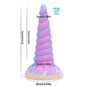 Best Selling Manufacturers Artificial Big Long Silicone Colourful Male Fantasy Dildo Funny Pennis Xxx Sex Toys For Woman