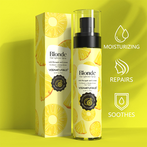 Spray Aclarante para <span class=keywords><strong>Cabello</strong></span> Rubio de Marca Privada OEM ODM con Piña y Limón, <span class=keywords><strong>Protector</strong></span> Natural del <span class=keywords><strong>Cabello</strong></span> para <span class=keywords><strong>Cabello</strong></span> Rubio a Castaño, Seguro - Product Image 2