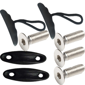 Ensemble de poignées en acier inoxydable pour kayak, détachables, pour lacs, rivières, usage récréatif - Product Image 2