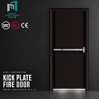 Porte coupe-feu en acier massif, structure stable résistante aux hautes températures, aux flammes et aux radiations thermiques