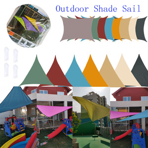 Toldo Triangular Impermeable para Exteriores, Tela Oxford HDPE, Red de Protección Solar, Diseño Duradero y Elegante - Product Image 6