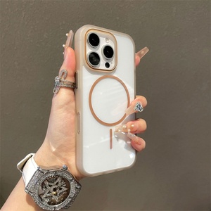 Funda Magnética Transparente con Carga Inalámbrica para iPhone 16 15 14 Plus 13 12 11 Pro Max, Carcasa Trasera Rígida de Acrílico Transparente - Product Image 4