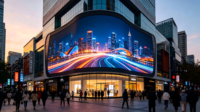 Écran LED flexible P2.5 d'extérieur, module LED souple, résistant aux intempéries, affichage créatif, panneau LED incurvé pour la publicité